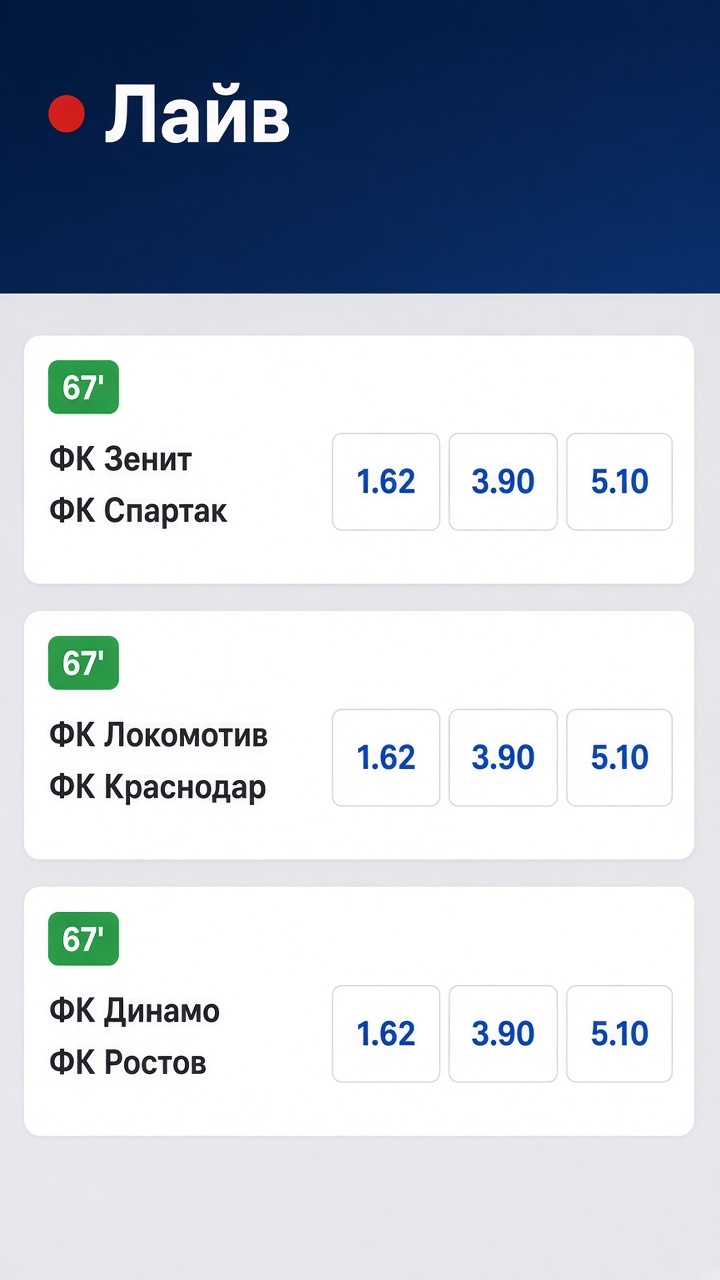 Скачать 1хБет на айфон — лайв ставки